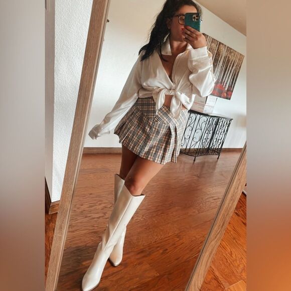 Plaid mini skirt - Picture 1 of 4